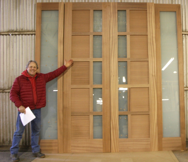 Photo 95, Ribbon Sapele Doors and Sidelites