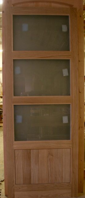 Photo 66 White Oak with Satin Etch Glass