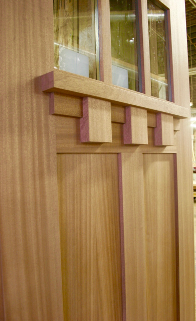 Photo 24 Ribbon Sapele Craftsman Detail