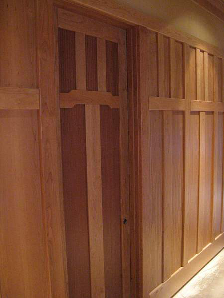 Photo 6 Cherry Stiles, Rails, Ribbon Sapele Panels