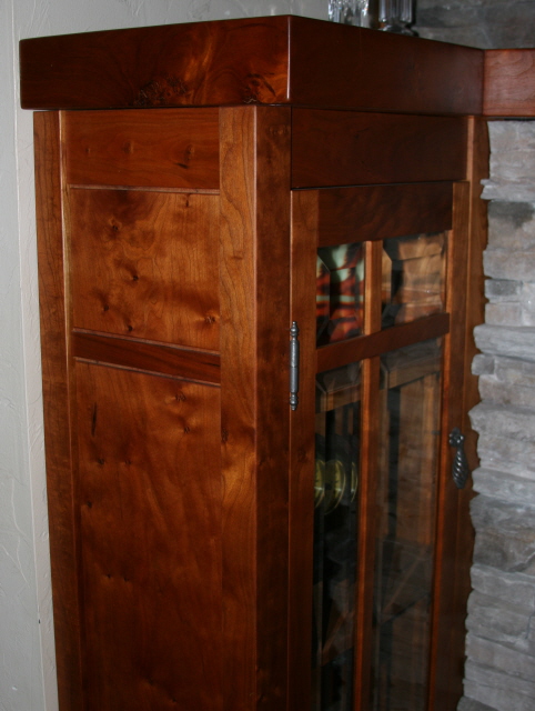 Photo 26 Cherry Mantel Bookcase